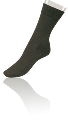 Health Stockings Compressana GoWell MED X-Static Socken schwarz geschlossene Fußspitze Größe II