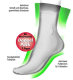 Health Stockings Compressana GoWell MED Soft Baumwolle Doppelpack Socken schwarz geschlossene Fußspitze Größe I