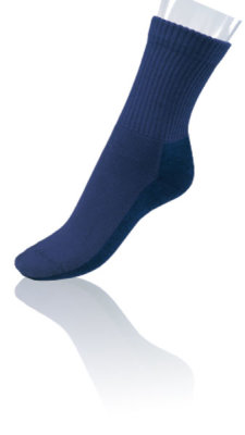 Health Stockings Compressana GoWell MED Multi Socken nachtblau geschlossene Fußspitze Größe IV