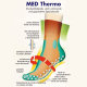Gesundheitsstrümpfe Compressana GoWell MED Thermo Socken anthrazit geschlossene Fußspitze Größe V