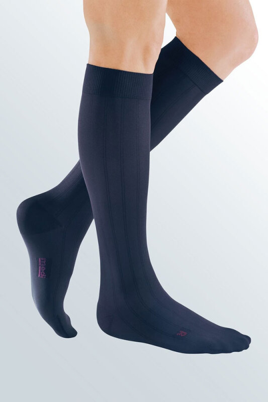 Compression Stockings Medi mediven for men AD Knee Highs CCL 2 marine