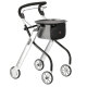 Russka Rollator Indoor Lets Go mit Tablett und Stoffkorb