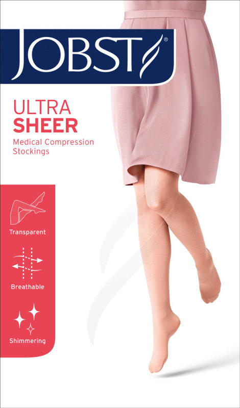 Compression Stockings Jobst Ultra Sheer with Silhouette Form