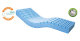Antidekubitus Matratze SHP CARFLEX 198 x 88 x 14 cm  Inkontinenzbezug AG-Protect blau