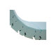 Komfort Matratze SHP TERRACARE DUPLEX 200 x 100 x 12 cm Trikot blau