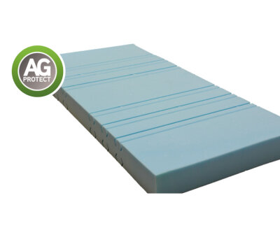 Komfort Matratze SHP TERRACARE DUPLEX 200 x 90 x 12 cm Inkontinenzbezug AG-PROTECT blau