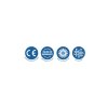 SHP Extension Piece for mattresses 20 x 90 x 12 cm trikot blue