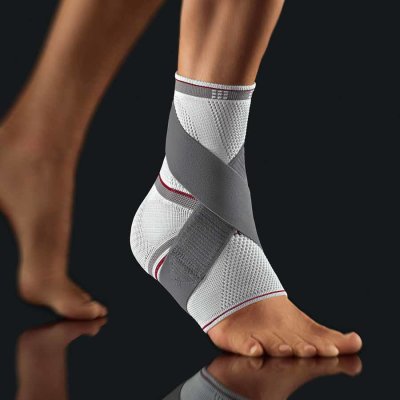 Ankle Bandage Bort select TaloStabil Plus MEDIUM silver right
