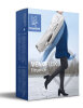Thuasne Veno Elegance KKL 2 AG Schenkelstrümpfe normal Spitzenhaftband weit mit Spitze schwarz II