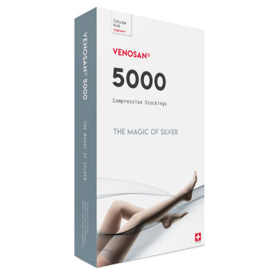 VENOSAN 5002 KKL 2 AT Strumpfhose lang mit Spitze marokko MEDIUM