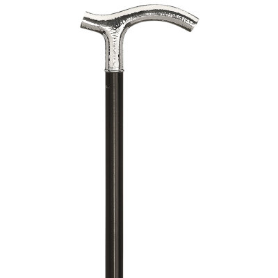 Gastrock Fritz Stick made of ebony with silver handle hammered
