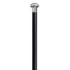 Gastrock wooden Tailcoat Stick with silver Knob-Handle