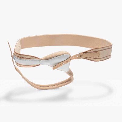 Bort HerniaFix Elastisches Federbruchband mit anat. Pelotte, kurze Feder 85 cm links