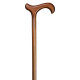 Gastrock Basic wooden walking stick with derby handle for ladies