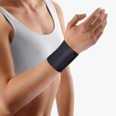 Bort Handgelenkbandage mit Klettverschluss 2 schwarz