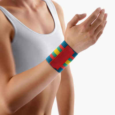 Bort Handgelenkbandage mit Klettverschluss bunt 3