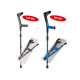 Ossenberg travel walker with soft grip height adjustable foldable