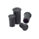 Ossenberg rubber capsule for walking sticks black 8 mm pipe diameter