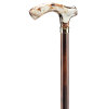 Ossenberg cane in brown Fritz handle in acrylic marble look