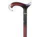 Ossenberg trendy sporty walking stick with derby handle red core
