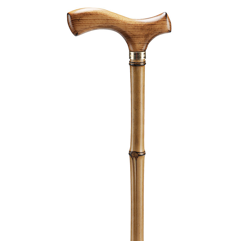 Ossenberg bamboo cane with fritz handle on beech wooden stick, 43,80 €