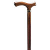 Ossenberg cane with fritz handle in beech wood brown