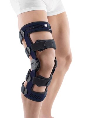 Knieorthese Bauerfeind SecuTec Genu rechts blau 4