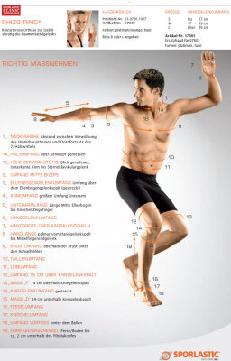 SPORLASTIC Ersatzband für 07601 Rhizo-Ring platinum S