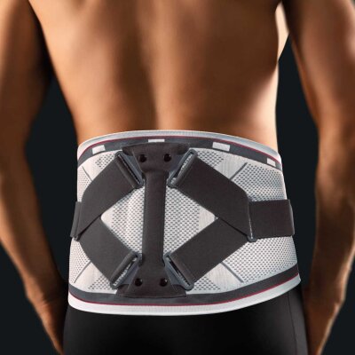 Rückenbandage Bort select Stabilo mit Pelotte silber 2