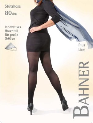 Supporting stockings Bahner Plus Line Support trousers 80den