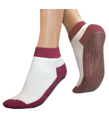 suprima anti-slip socks unisex 35-38 bordeaux