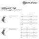 Sprunggelenkbandage Bauerfeind Sports Ankle Support links schwarz XL