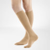 Bauerfeind VenoTrain look CCL 1 AG Thigh stockings short Haftband Spitze Sensitiv closed toe caramel S normal