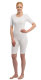 suprima care body with short arm with leg zipper