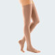 medi duomed basic CCL 1 AG Thigh stockings normal Noppen-Haftband weit closed toe caramel VII