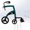 Rollz Motion footrest set, size adjustable