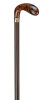Ossenberg wooden stick with amber imitation handle