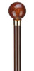 Ossenberg wooden stick with amber imitation knob