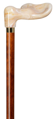 Gastrock cane Fischer-wooden stick marbled