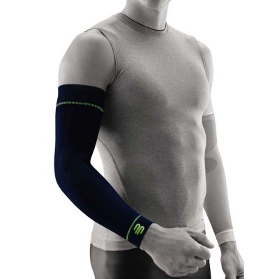 Sports Socks Bauerfeind Sports Compression Sleeves Arm navy blue L xlong