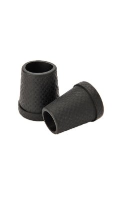 Gastrock slim rubber buffer Karo with steel inlay black Ø 18 mm
