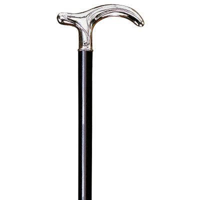 Gastrock cane Ladies Silver Derby Black