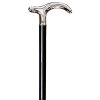 Gastrock cane Ladies Silver Derby Black