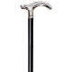 Gastrock cane Ladies Silver Derby Black