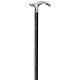 Gastrock cane Ladies Silver Derby Black