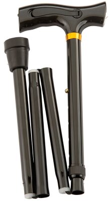 Gastrock cane folding stick with alarm and light
