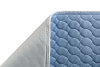 suprima reusable bed pad cotton with side elements blue
