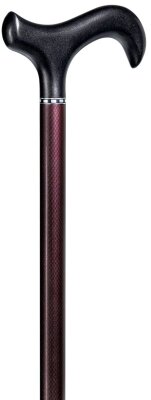 Gastrock cane Carbon Derby Aubergine