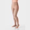 Juzo Dynamic Cotton KKL 2 AD Kniestrümpfe extra kurz Noppenhaftrand schmal 3,5 cm geschlossene Fußspitze mandel V/XL