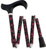 Gastrock cane Deluxe-Supermini folding stick Fleur